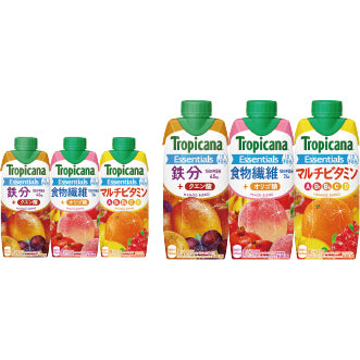 030. キリンビバレッジ トロピカーナ エッセンシャルズ3種セット