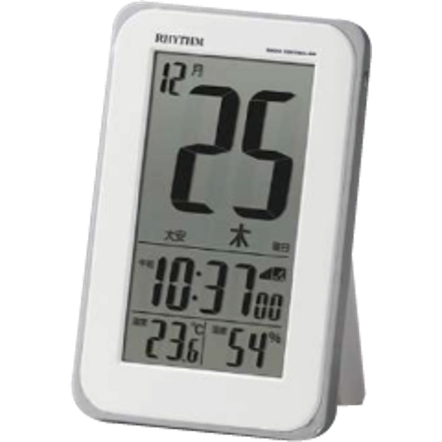 102. 日付電波目覚まし時計
