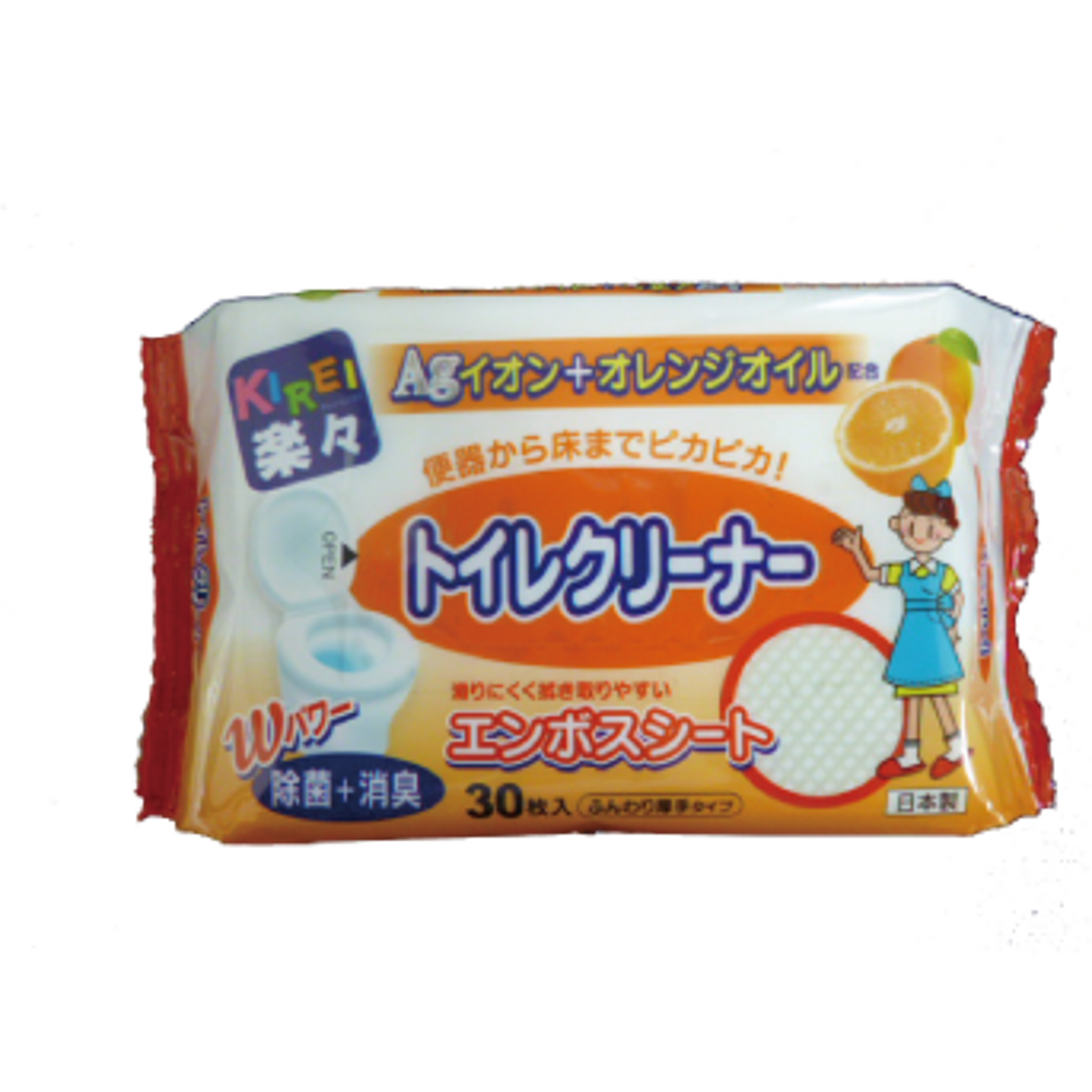 058. Agオレンジ トイレクリーナー 30枚