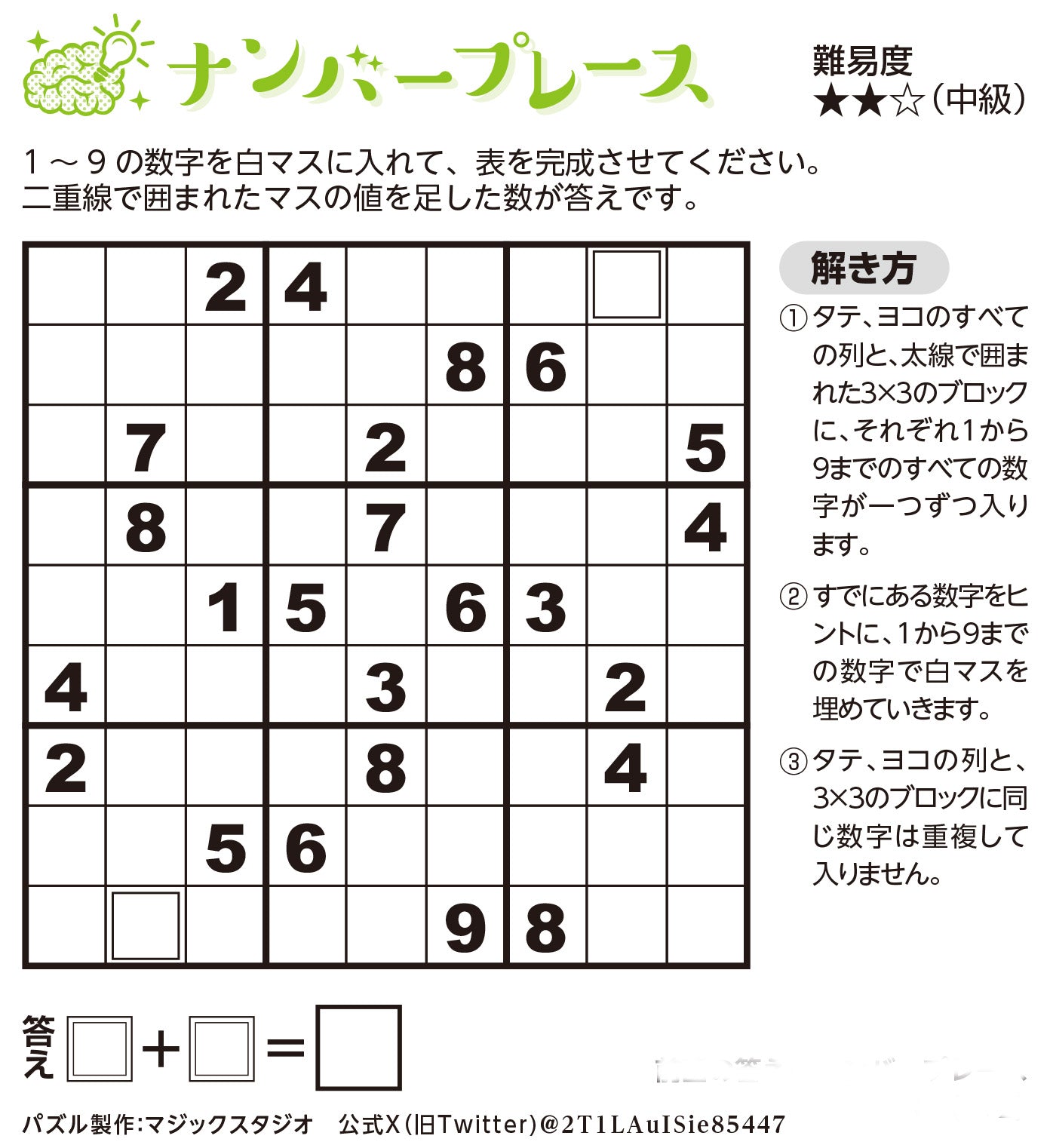 ナンバープレース＜7月号＞