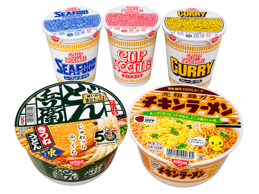 080. 日清カップヌードル5点セット